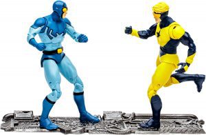 Figura De Blue Beetle Y Booster Gold De Mcfarlane Toys