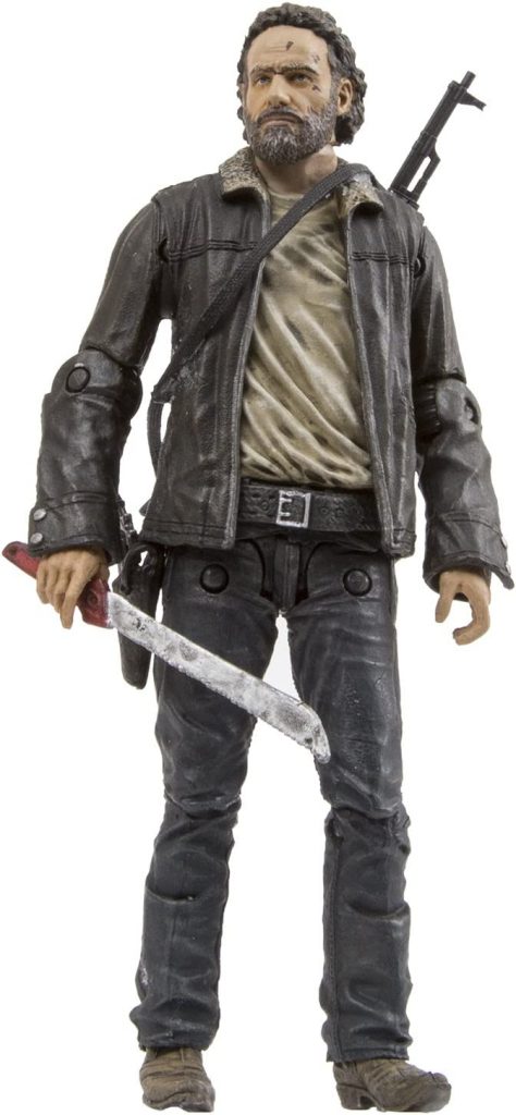 McFarlane Toys The Walking Dead – Figura Rick Grimes 12,7 Cm Dopo L'Attacco A Terminus