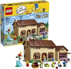 Casa De Lego De La Familia Simpson
