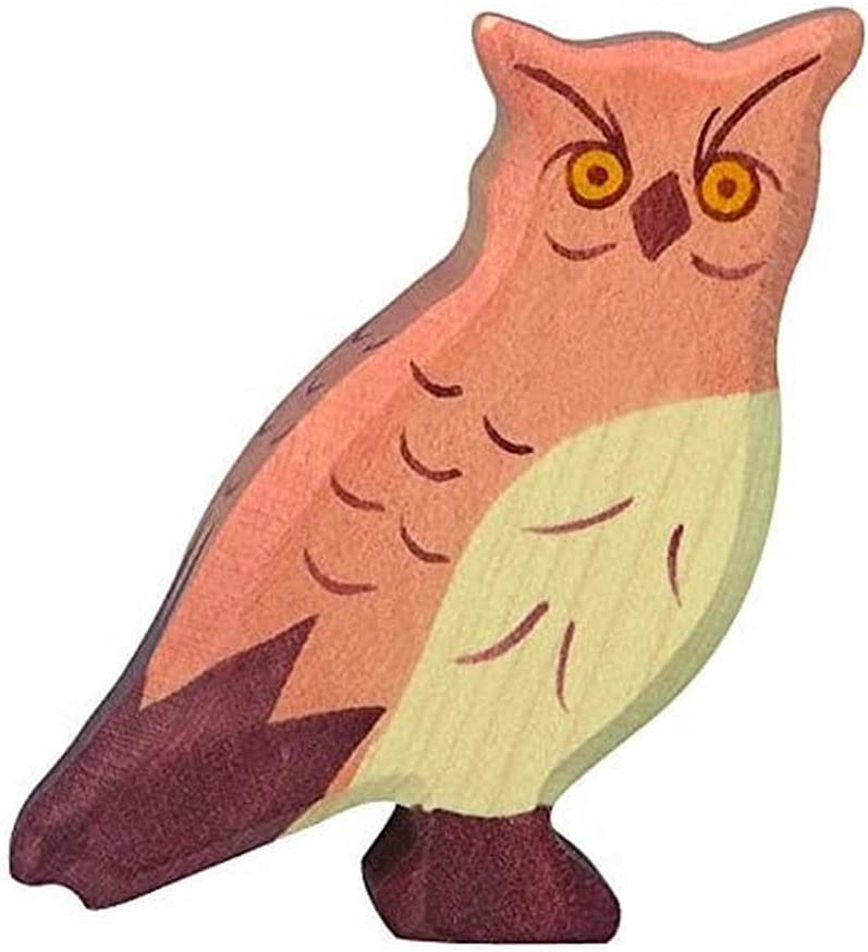 Figura De Madera Holztiger | Hecho A Mano Con Pintura Al Agua | Animales De Madera De Alta Calidad Para Jugar Y Decorar